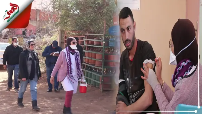 حملة للتلقيح ضد كورونا تجوب دواوير بودربالة ضواحي الحاجب (فيديو)