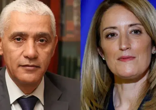 الطالبي العلمي يتباحث مع رئيسة البرلمان الأوروبي سبل تكثيف التنسيق البرلماني المشترك
