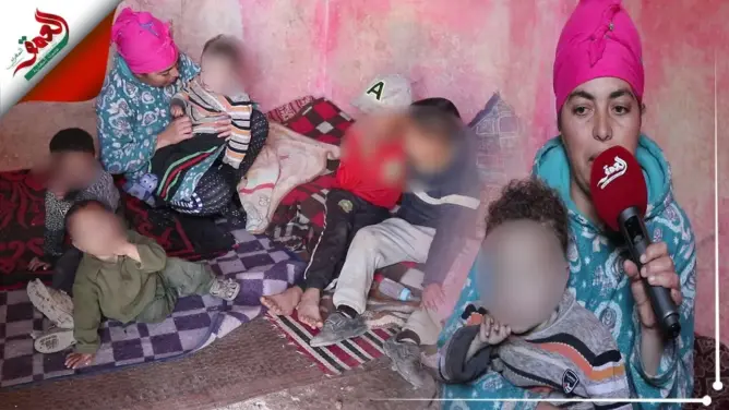 ابتسام .. أم لـ 5 أطفال بدون مأوى ولا طعام تعيش في الشارع تناشد المحسنين(فيديو)