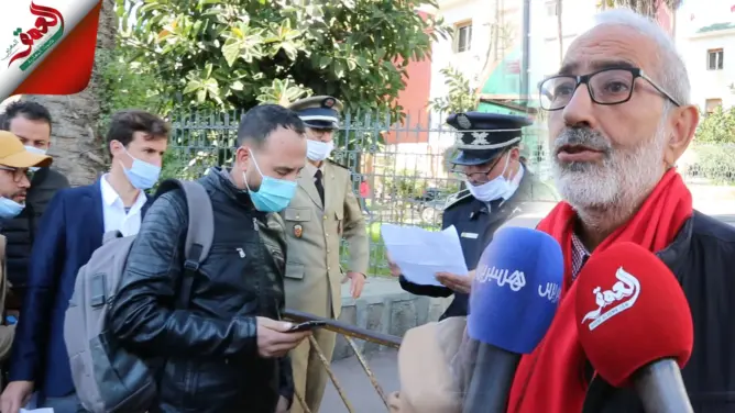 أثناء جلسة محاكمتهم.. الإدريسي: يجب إدماج الأساتذة المتعاقدين وكفى من المتابعات والمحاكمات
