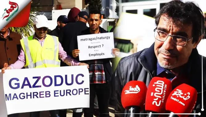 بعد توقف الغاز الجزائري.. أجراء شركة لنقل الغاز بطنجة يطالبون بتعويضهم عن التسريح الجماعي (فيديو)