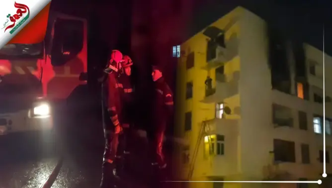 حريق مهول داخل شقة بالبيضاء .. يخلف إصابات خطيرة (فيديو)