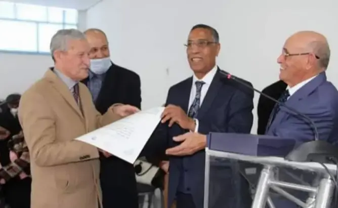 المخارق يشيد بمناضلي وادي زم ويلتزم بالتصدي لمحاولات السطو على مقر الاتحاد بالمدينة