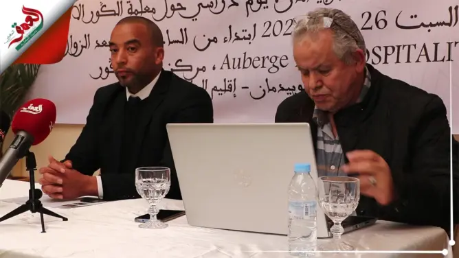 الحاجب.. أساتذة وباحثون ينظمون ندوة علمية لتحديد هوية معلمة الكور الأثرية(فيديو)