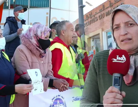 مستخدمو “الطرق السيارة” يخرجون للاحتجاج واتهامات لبنعزوز بـ”التلاعب” بالميثاق الاجتماعي (فيديو)