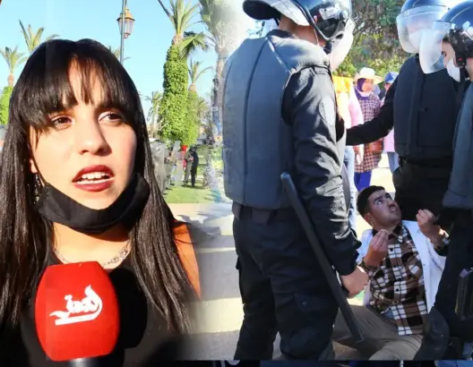 الأساتذة المتعاقدون يستنكرون التدخل الأمني: “المقاربة القمعية لن تثنينا عن النضال المشروع” (فيديو)
