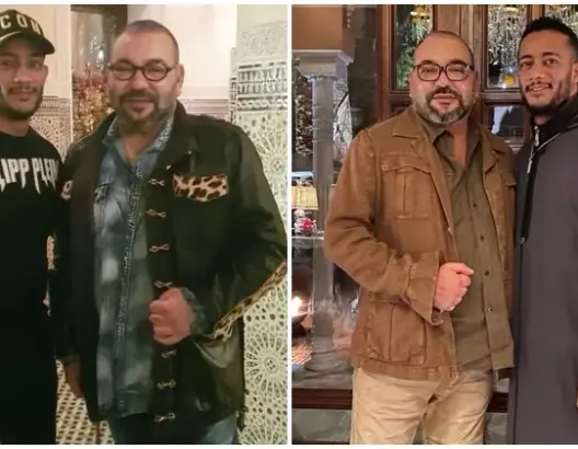 رمضان ينشر صوره مع الملك محمد السادس.. ويعلق: أفتخر وتعلمت منك الكثير