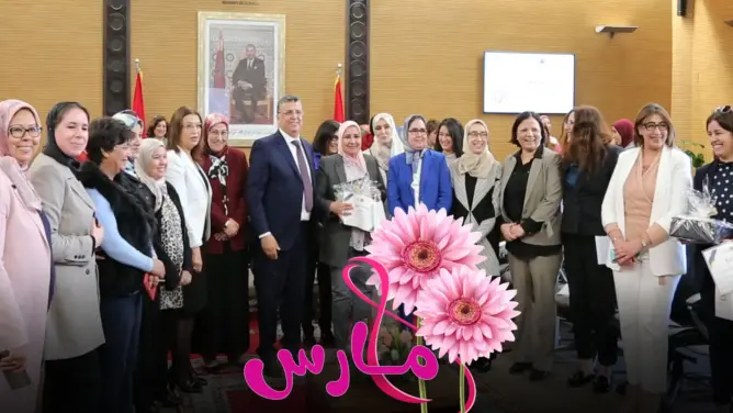 اعترافا بمجهوداتهن.. وزير العدل يحتفل بموظفات وزارته في يومهن العالمي