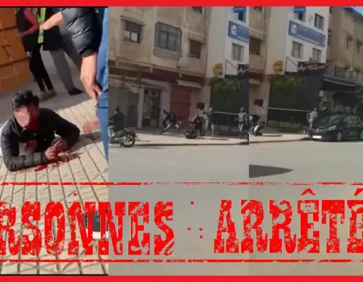 أمن سلا يوقف شخصين ظهرا في فيديو وهما يعتديان بالسلاح الأبيض على شخص