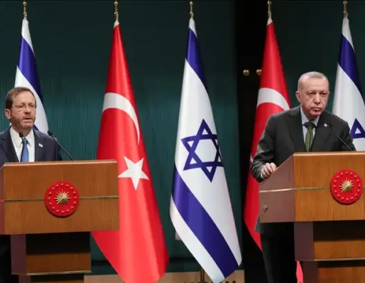 بعد التطبيع الكامل.. أردوغان: علاقاتنا بإسرائيل ستسهم في حل القضية الفلسطينية