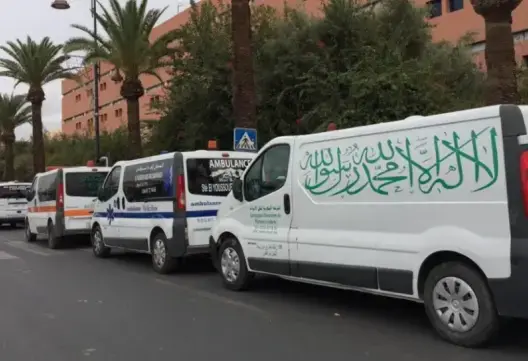 سيارت نقل الموتى بمراكش