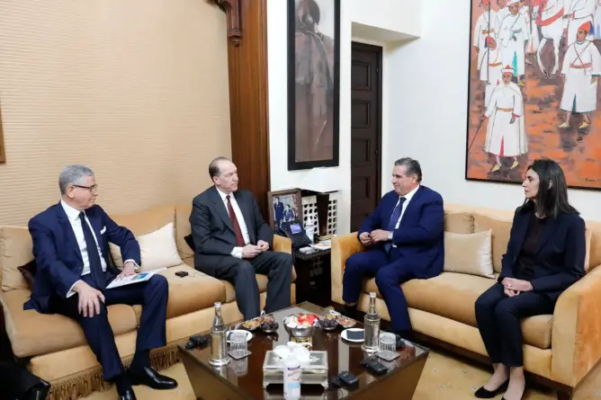 أخنوش يستقبل رئيس مجموعة البنك الدولي .. والأخير يجدد التزامه بدعم المغرب