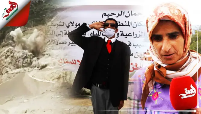 التفجيرات تسببت في سقوط جنين زوجته.. مواطن يعتصم لأزيد من مائة يوم رفضا لمقالع “الزينات” بتطوان
