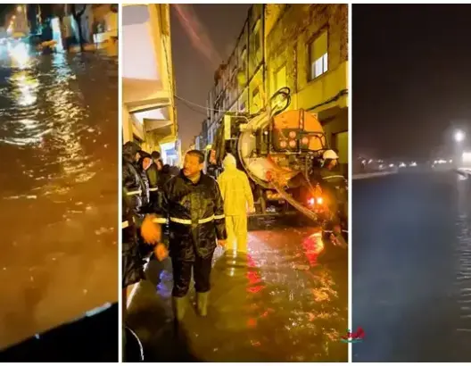 أمطار غزيرة تغمر شوارع وأزقة بمدن الشمال وتستنفر السلطات والمنتخبين (صور)