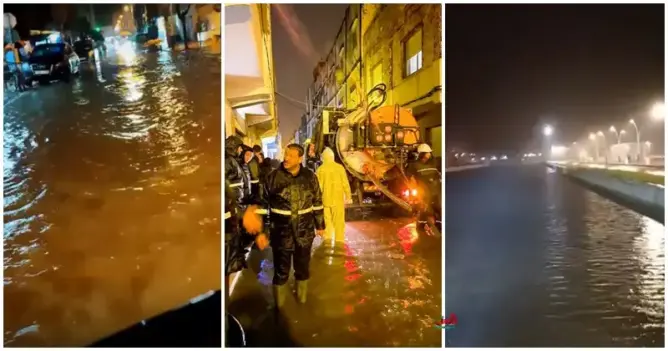 أمطار غزيرة تغمر شوارع وأزقة بمدن الشمال وتستنفر السلطات والمنتخبين (صور)