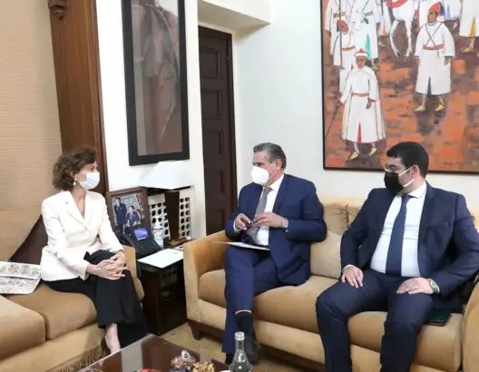 أخنوش يستقبل المديرة العامة لمنظمة الأمم المتحدة للتربية والعلم والثقافة “اليونسكو”