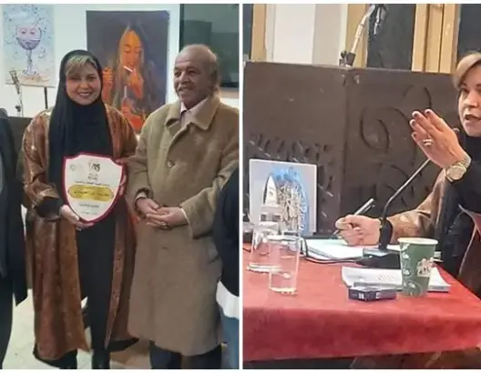 الدكتورة المغربية عيساوي تناقش المشترك الإنساني بين الأديان بالعاصمة الأردنية (صور)