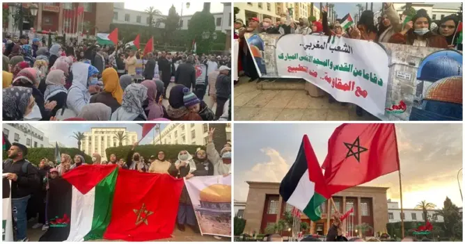 في “يوم الأرض”.. احتجاجات أمام البرلمان تنديدا بمشاركة المغرب في قمة النقب (فيديو وصور)