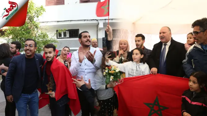 هكذا استقبل الفائز بلقب منشد الشارقة..ووالدته: نهدي هذا الفوز للملك محمد السادس