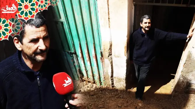 المياه غمرت محله التجاري.. بقَّال بتطوان: سلعنا تضررت ولم نتلقى أي تعويض (فيديو)