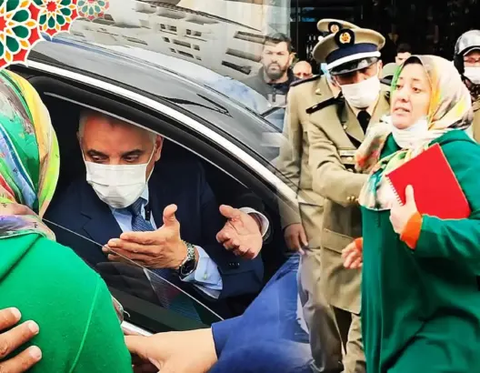 ما قصة المرأة التي اعترضت موكب وزير الصحة بطنجة وسلمته ظرفا؟ (فيديو)