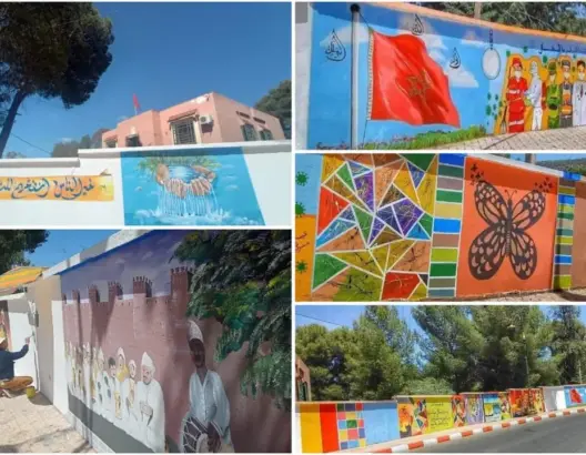 طمس جداريات كورونا يثير جدلا بدمنات