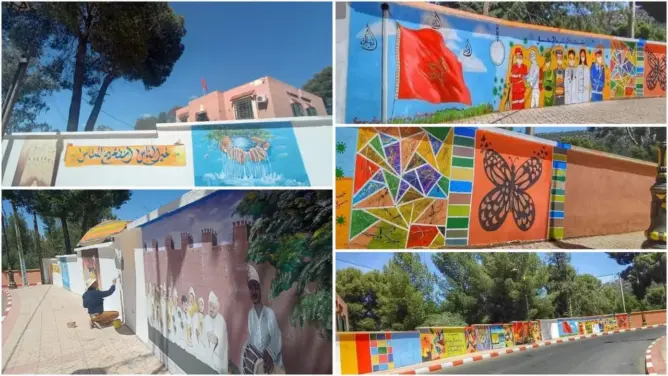 طمس جداريات كورونا يثير جدلا بدمنات