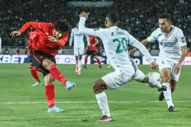 الرجاء يفرط في تقدمه ويُقصى من ربع نهائي عصبة الأبطال على يد الأهلي المصري