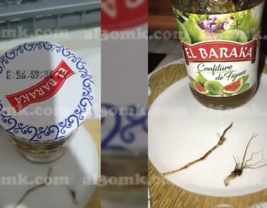 مواطن يعثر على جذور شجرة داخل زجاجة مربى ويستعد لمقاضاة الشركة المصنعة (صورة)