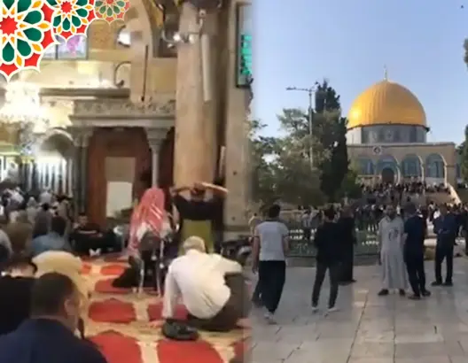 من داخل المسجد الأقصى.. “العمق” تنقل أجواء اليوم السابع والعشرين من رمضان (فيديو)