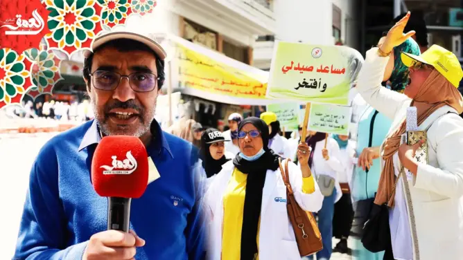 عيد العمال .. نقابة CDT تنزل للتظاهر وحيدة في شوارع طنجة (فيديو)