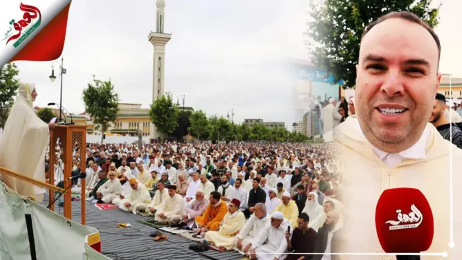 مُصلى “السوريين” يستقبل الآلاف من المصليين.. وطنجاوييون فرحون بعودة صلاة العيد (فيديو)