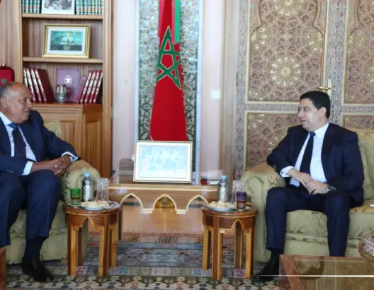 وزير خارجية مصر: نُنسق مع المغرب لحماية مصالحنا.. ووجهات نظرنا متطابقة في الملفات الإقليمية (فيديو)