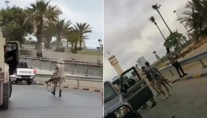 اشتباكات مسلحة في العاصمة الليبية .. والجامعة العربية تعبر عن “بالغ القلق”