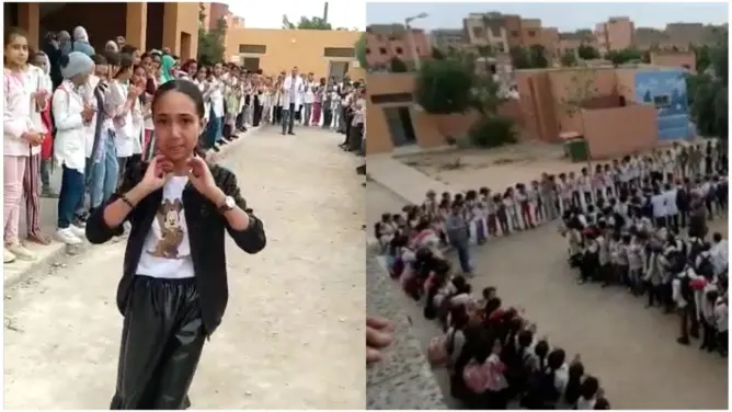 بعد مشاركتها في تحدي القراءة العربي.. تلميذة تحظى باستقبال عفوي بمدرسة بابن جرير (فيديو +صور)