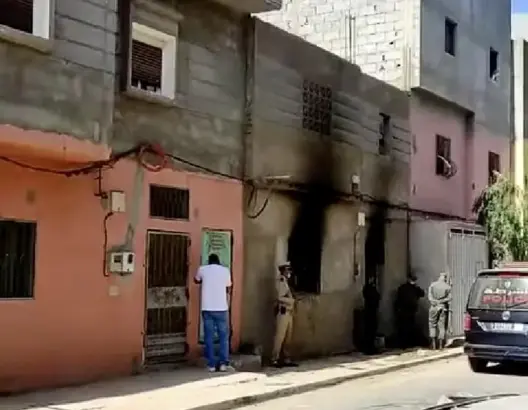 انفجار قنينة غاز