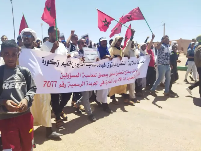 أعيان قبائل لكعابة بزاكورة يشكون رفض العامل استقبالهم لطلب وقف الترامي على أراضيهم