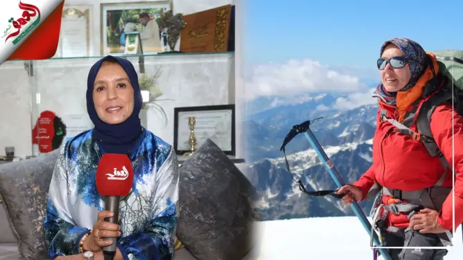 بيبانو تتحدث عن تسلق أخطر قمة بجبال الهيمالايا وتهنئة الملك