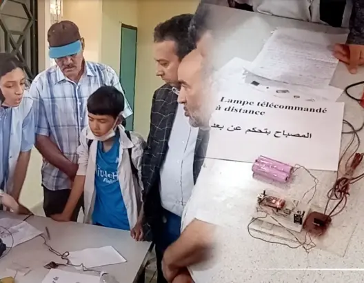 إعدادية بضواحي دمنات تحتضن معرضا للابتكارات التكنولوجية (فيديو)