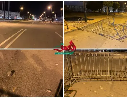 إصابات وتخريب ممتلكات في أحداث شغب بعد مباراة اتحاد طنجة وبركان (صور)