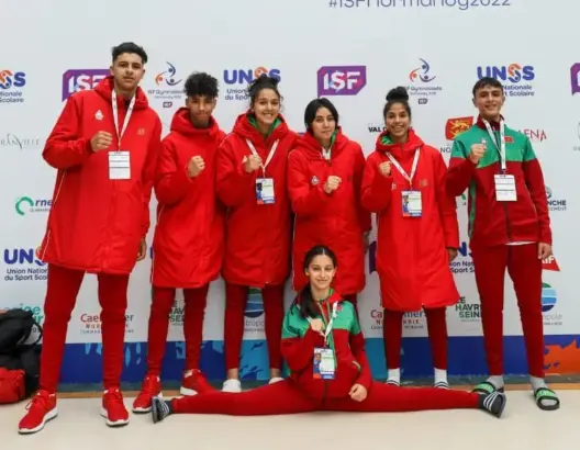 المغرب يحصد 11 ميدالية في الجمنزياد الرياضية المدرسية بفرنسا