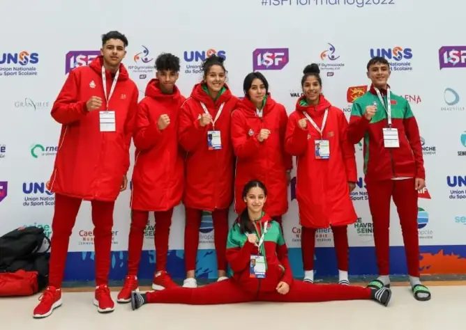 المغرب يحصد 11 ميدالية في الجمنزياد الرياضية المدرسية بفرنسا