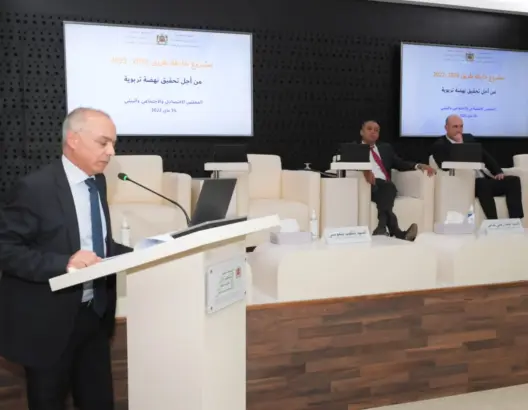 بنموسى يستعرض الخطوط العريضة لمشروع تجويد المدرسة العمومية أمام مجلس “شامي”