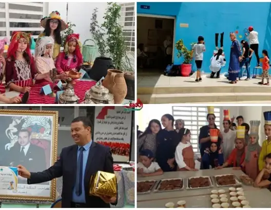 المدرسة الجماعاتية عياشة بإقليم العرائش تحتفي بأبنائها (صور)