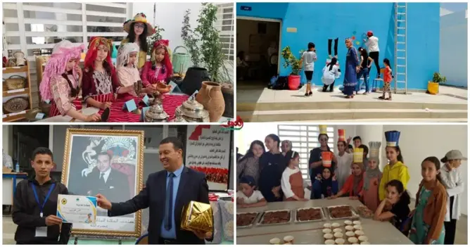 المدرسة الجماعاتية عياشة بإقليم العرائش تحتفي بأبنائها (صور)
