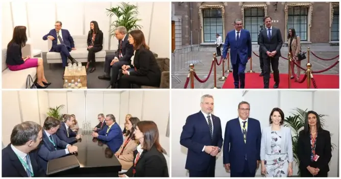 هولندا وكرواتيا واليونان والنمسا.. أخنوش يلتقي رؤساء حكومات دول أوروبية (فيديو وصور)