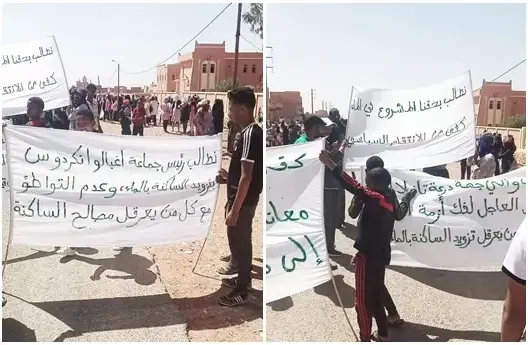 “أزمة العطش” تخرج مواطنين للإحتجاج بـ”أغبالو نكردوس” نواحي الراشيدية