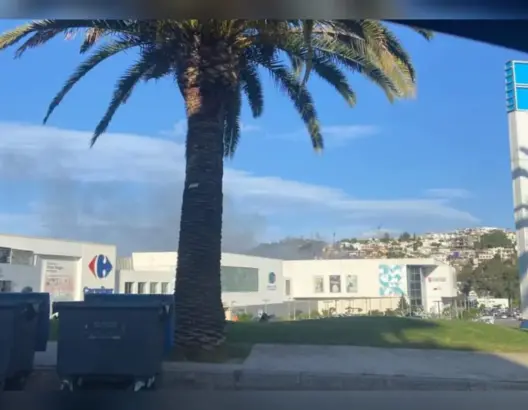 حريق بمول “سوكو ألطو” بطنجة (صور)