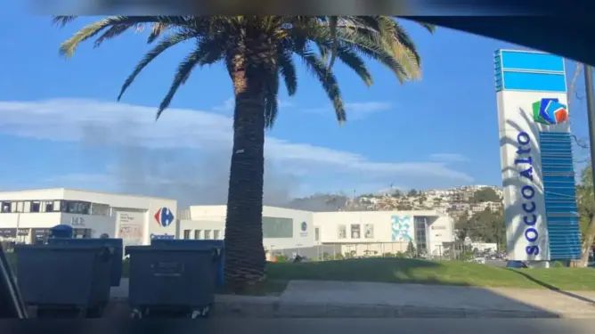 حريق بمول “سوكو ألطو” بطنجة (صور)