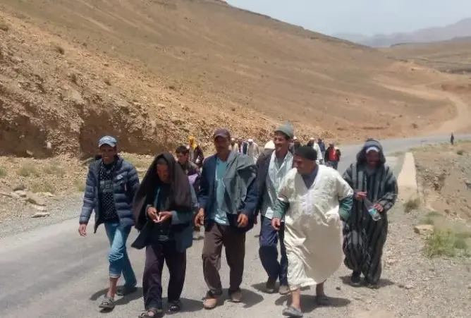 الحرمان من الشعير المدعم يخرج رُحّلا في مسيرة على الأقدام صوب عمالة تنغير